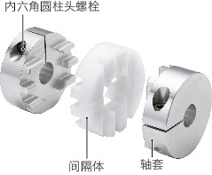 MOT-C挠性联轴器 - 十字滑块型 - 夹紧型