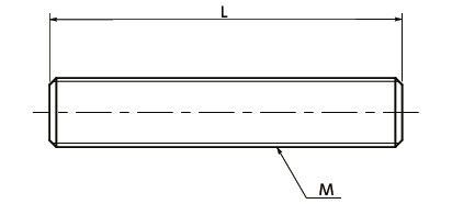 SPA-Z树脂螺丝（RENY / 全螺纹丝杆）寸法図