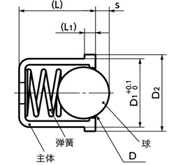 PPR-KD压配柱塞寸法図