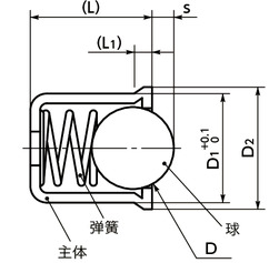 PPR压配柱塞寸法図