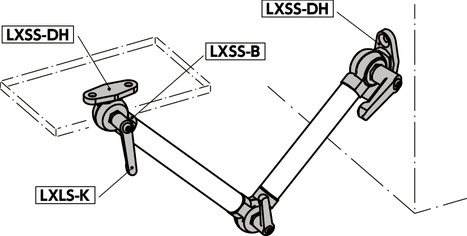LXSS锯齿锁紧（不锈钢制） - 带连接部