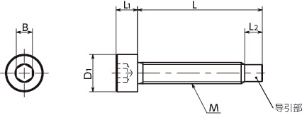 SNSS-IG内六角防偏斜拧紧螺钉寸法図