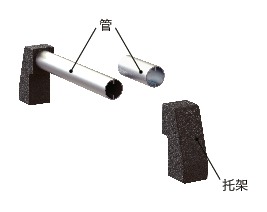 UFC铝合金柜管式拉手