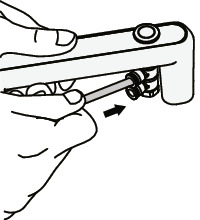 UPVF塑料拉手 - 带气压阀