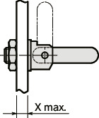 URH钢制折叠式拉手