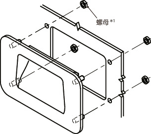 UTAM锌合金盒式拉手