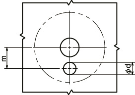 USAFS-HD管式拉手用托架 - 卫生型设计