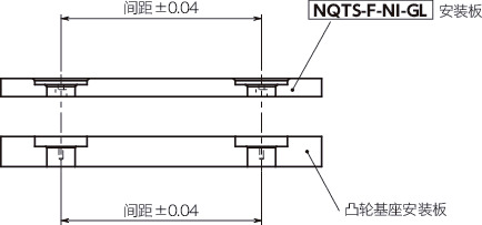 NQTS-F-NI-GL快速夹紧紧固件 - 旋钮操作 - 自由滑动