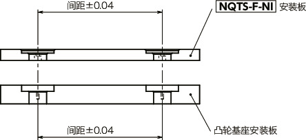 NQTS-F-NI快速夹紧紧固件 - 旋钮操作 - 自由滑动