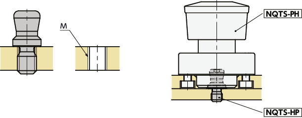 NQTS-HP快速夹紧紧固件用固定销