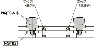 NQTS-NI快速夹紧紧固件 - 旋钮操作 - 标准