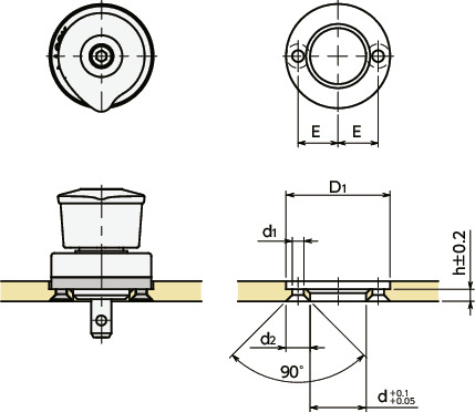 NQTS-SPCR快速夹紧紧固件用间隔体