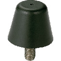 橡胶缓冲器 - 带螺丝 - 圆锥体形（外螺纹） - NBR型