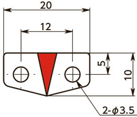 FPP-K定点板寸法図