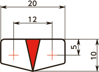 FPT定点标签寸法図