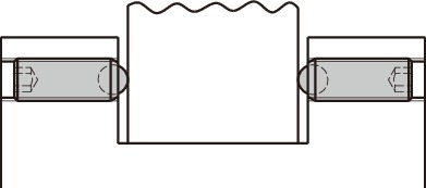 SCS-F-R夹紧螺丝（细牙螺纹） - 整球型