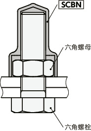 SCBN螺栓、六角螺母用盖帽