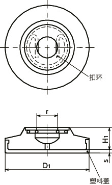 SCPS-KS止推垫寸法図