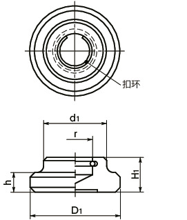 STP止推垫寸法図
