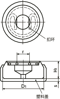 STPS-K止推垫寸法図