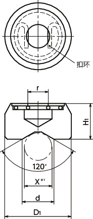 STPS-P止推垫寸法図