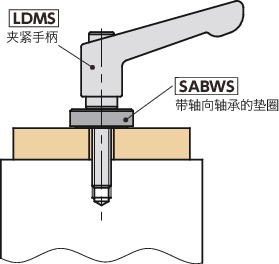 SABWS带轴向轴承的垫圈