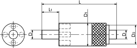 SKK附带键的内螺纹加强插件安装专用工具寸法図