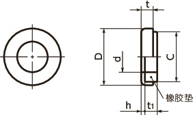 SWS密封垫圈寸法図