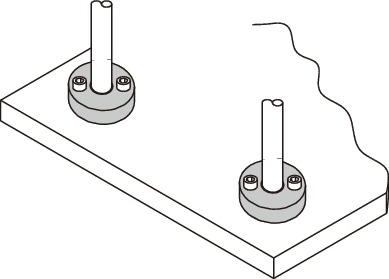 NSC-SP2固定轴环 - 带固定孔 - 定位螺丝固定型
