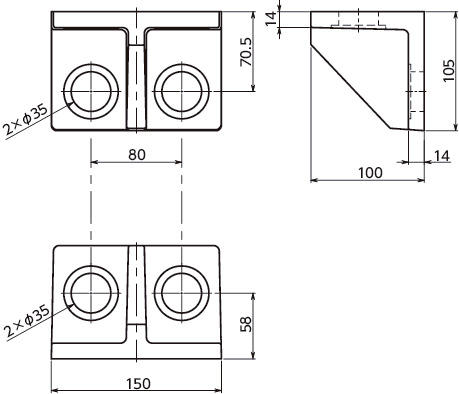 DHBL紧固件寸法図