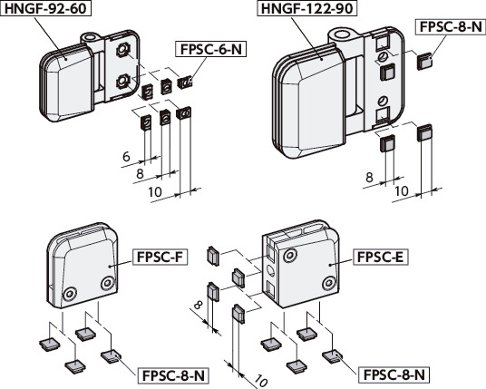 FPSC-N铝型材安装用T螺母